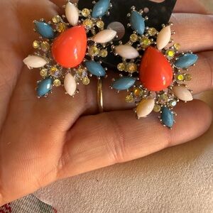 Colorful Teardrop Earrings